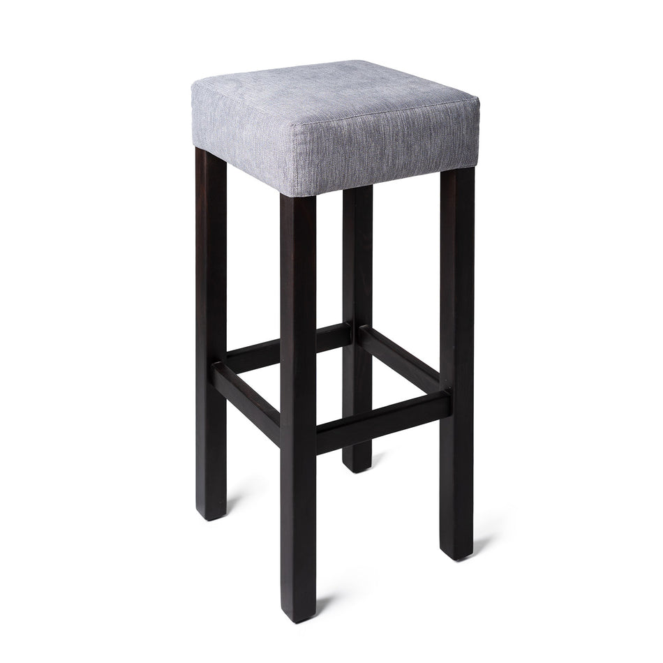 Square padded bar stool