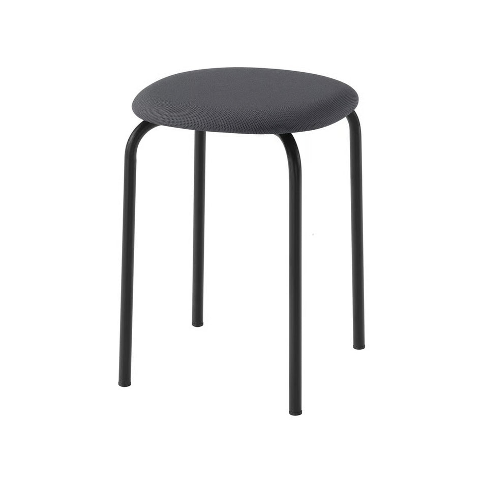Round mesh padded stool