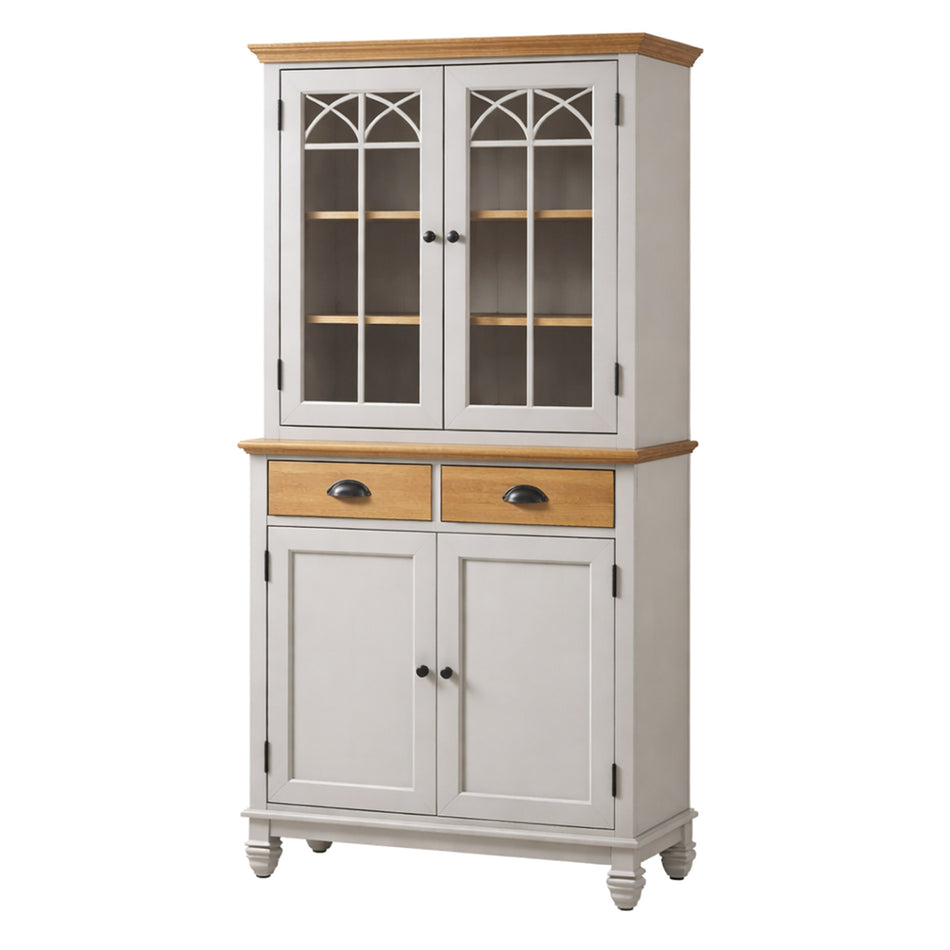 Classic glass door storage cabinet