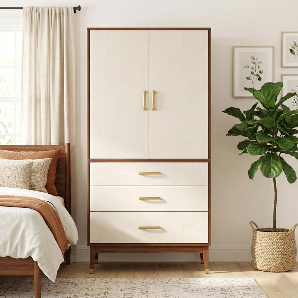 Two-tone modern wardrobe