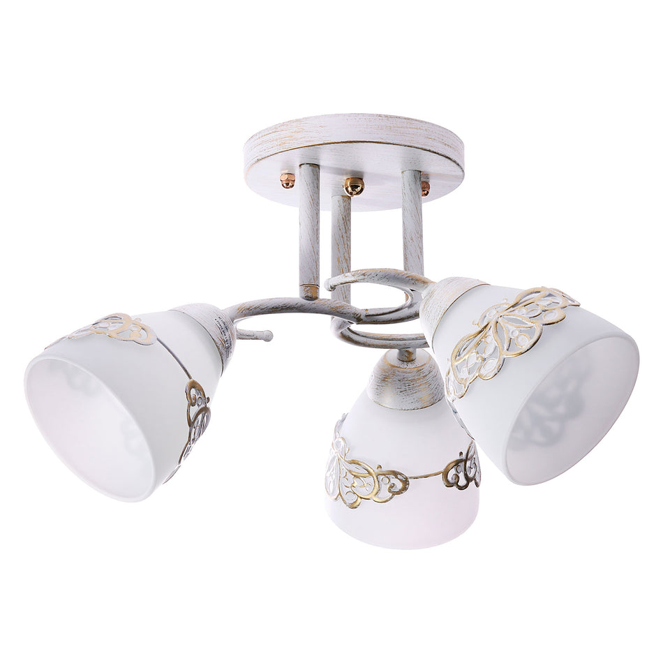 Omicron, extraordinary ceiling lamp with vintage decor