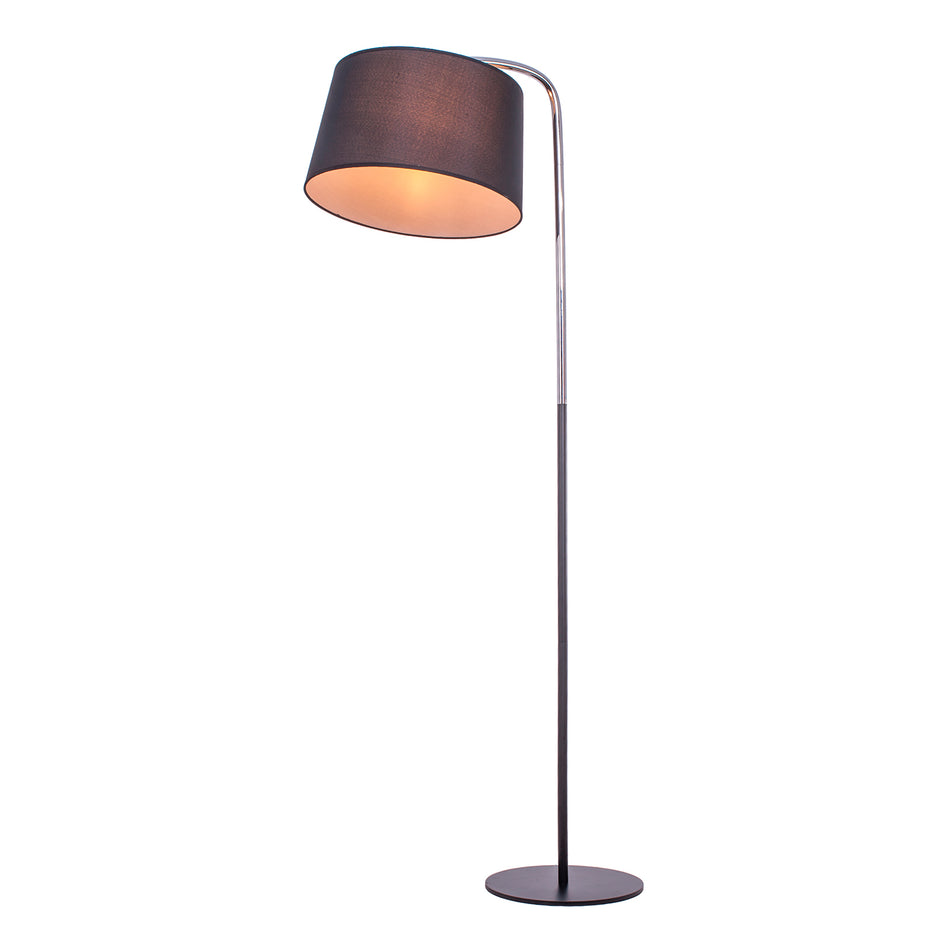 Olbia, black and gold floor lamp in a tripod look