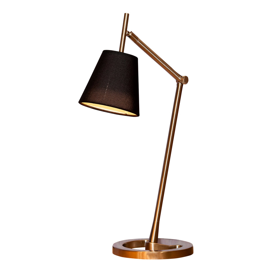 Selinus designer table lamp, copper