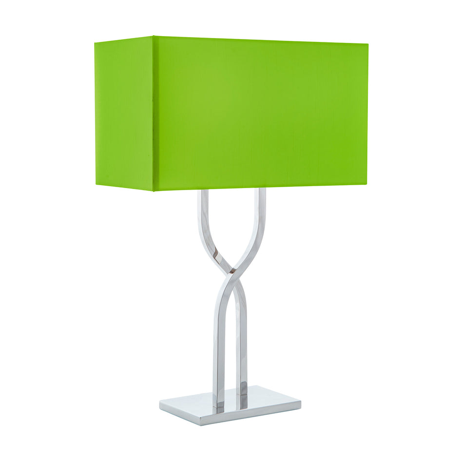 Helorus table lamp with a height of 63 cm, green