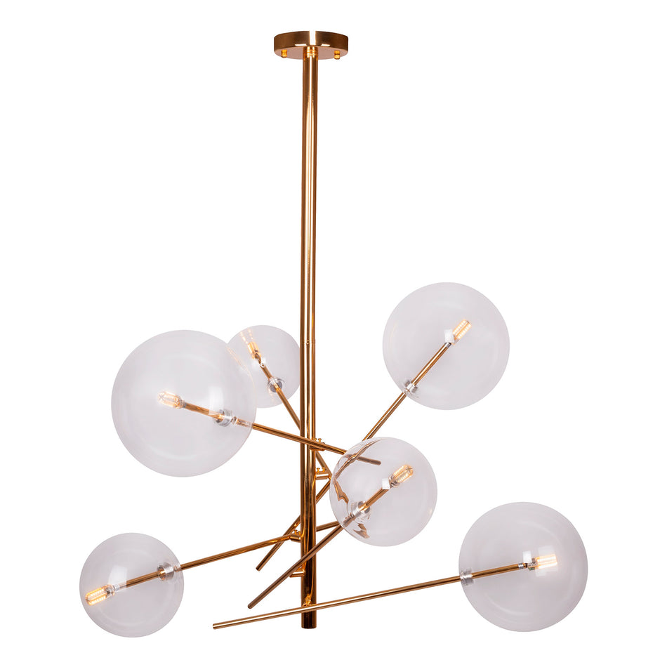 Helorus, beautiful 6 lamp ceiling lamp