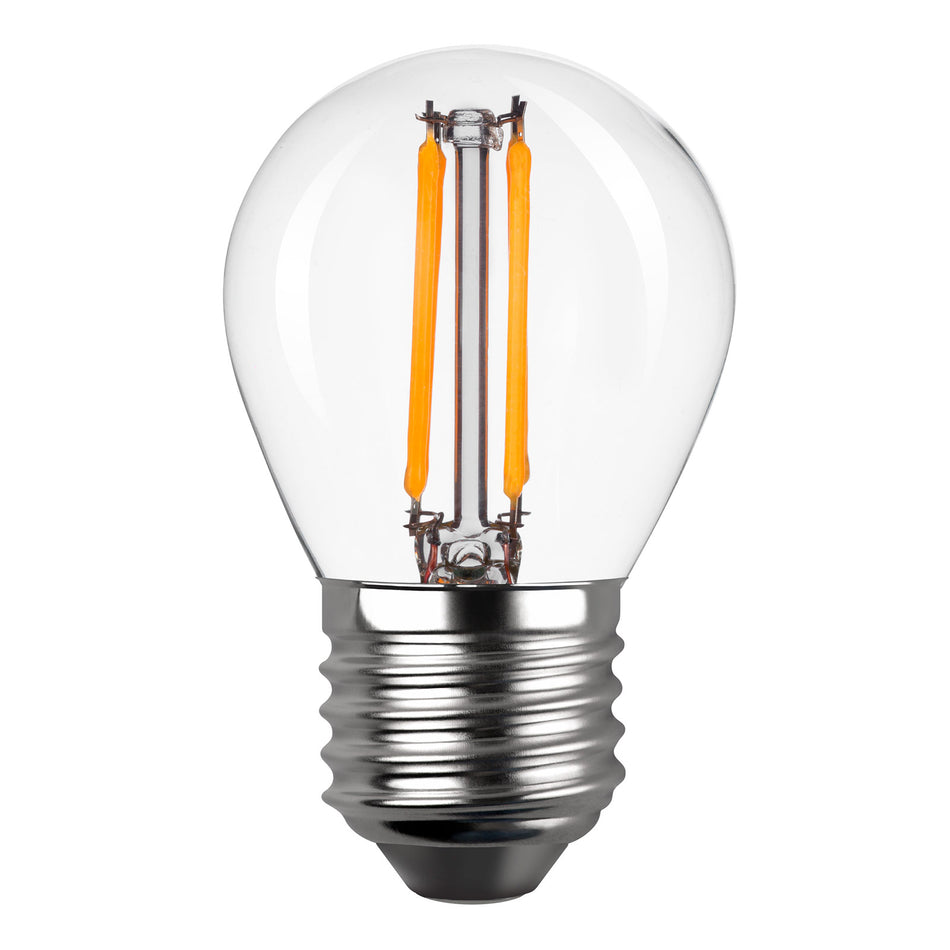 Omicron warm glow LED bulb E27 P65 4.9W, clear