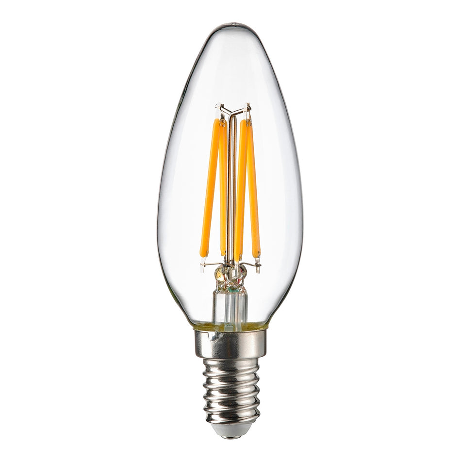 VitaEpsilon LED bulb E14 5W filament clear, warm white