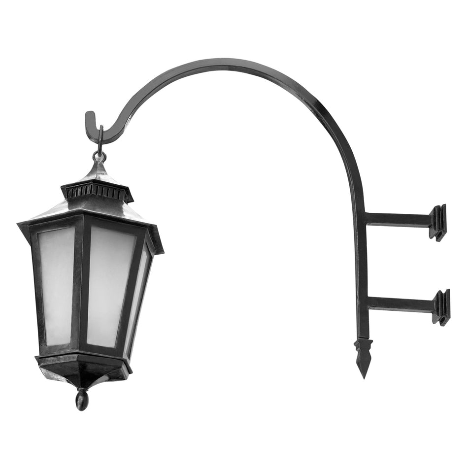 Siracusa country house lamp post, black