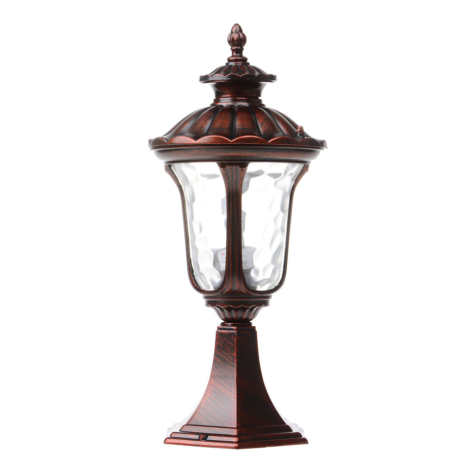 Selinus 1-bulb lamp post, copper