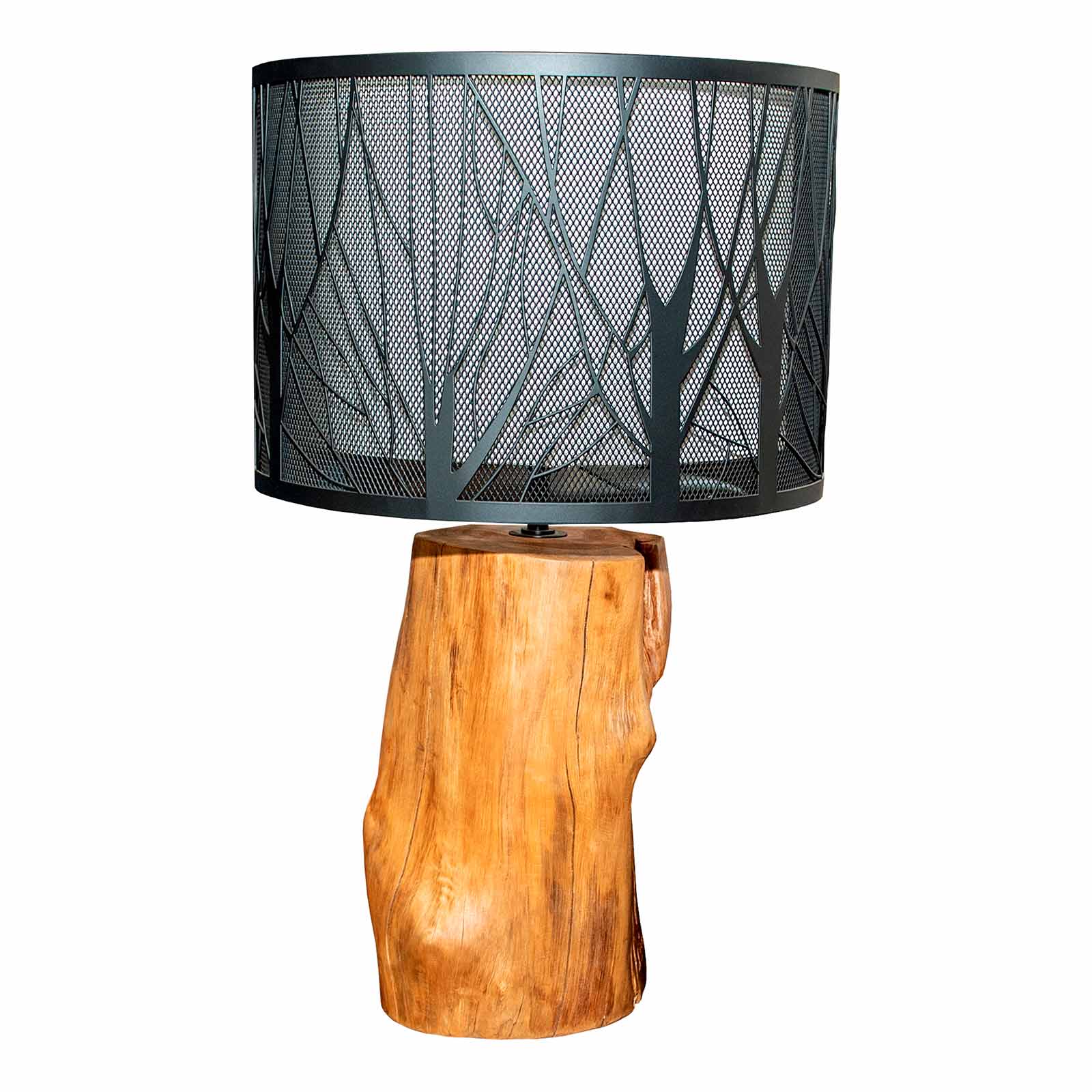 Etched birches table sales lamp