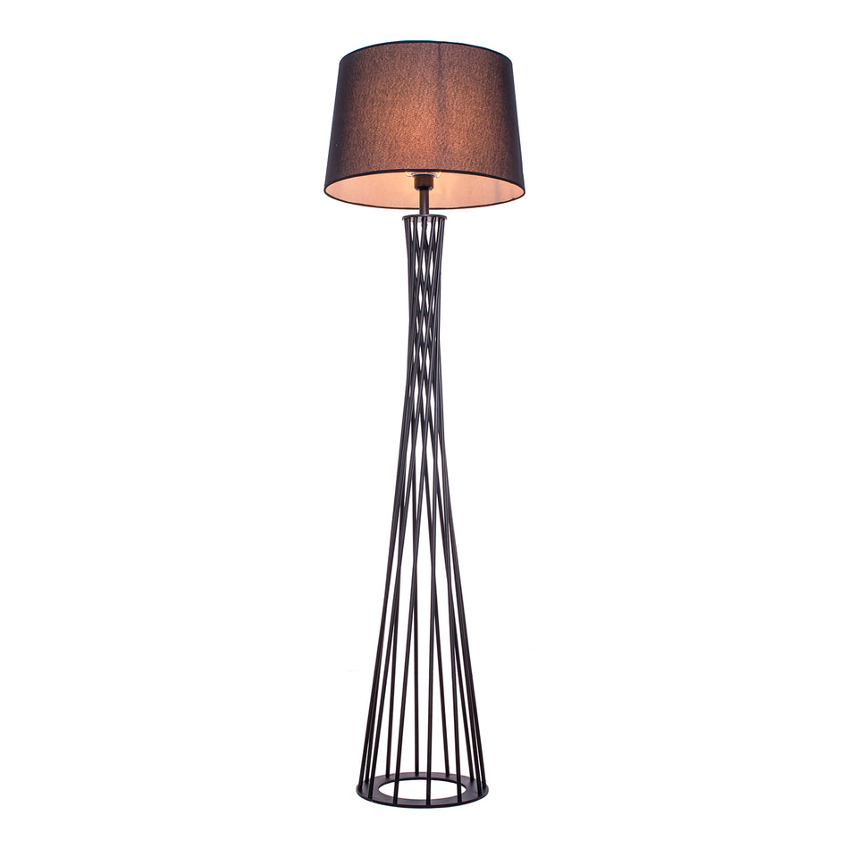 VitaEpsilon floor lamp with adjustable fabric lampshade