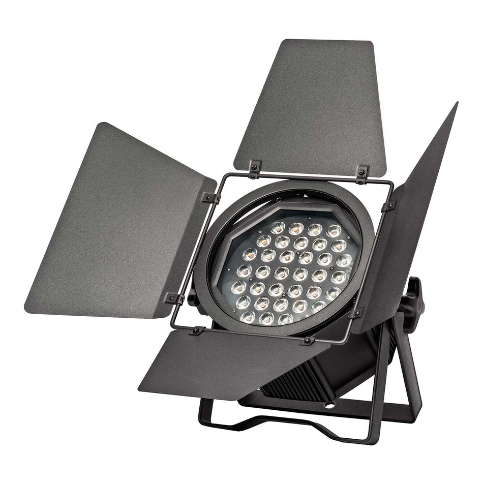 Olbia LED outdoor spotlight, black