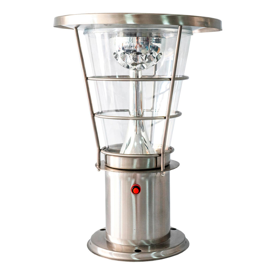 Omicron solar light made of stainless steel