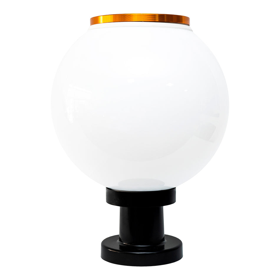 Olbia solar path light with bubble glass