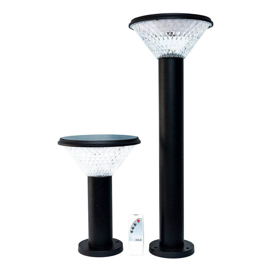 Olbia LED ground spike solar lamp set of 2